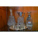 Cut Glass Decanters etc.