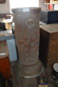 Victorian Terracotta Chimney Pot with Floral Design