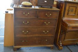 18th Century Oak Two over Three Chest