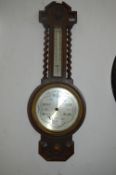 Oak Cased Barometer by Bell Brothers of Doncaster