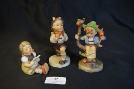 Three Goebels Figures