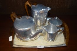 Piquet Ware Tea Set and Tray