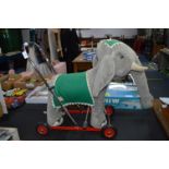 Merrythought Toy Elephant on Wheels