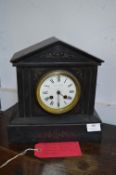 Slate Mantel Clock with 8 Day Movement by John Bison