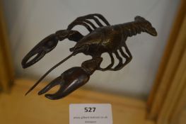 Bronze Figure of a Lobster