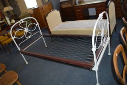 Victorian Pointed Cast Iron Single Bed Frame