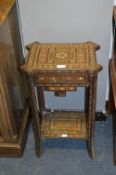 Eastern/Mediterranean Style Inlaid Occasional Table