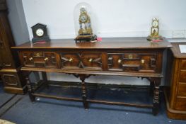 18th Centaury Oak Low Dresser