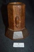 Robert Thompson Mouseman Oak Pencil Pot