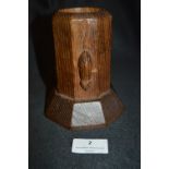 Robert Thompson Mouseman Oak Pencil Pot