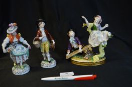 Dresden Porcelain Figurines plus Nymphenburg