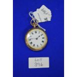 Ladies 9k Gold Pocket Watch