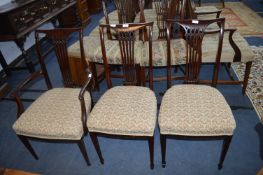 Three Victorian Mahogany Dining Chair