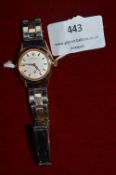 Rolex Oyster Perpetual Automatic Ladies Wristwatch with Rose Gold and Steel Bracelet