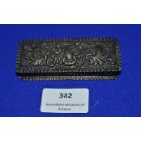 Hallmarked Sterling Silver Snuff Box - Birmingham 1901 ~37.2g