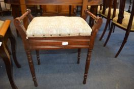 Victorian Mahogany Piano Stool