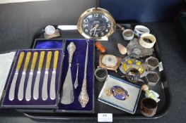 Collectible Items Including Napkin Rings, Cutlery Sets, etc.