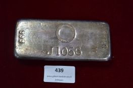 Westminster Mint 1 Kilo 999 Silver Ingot No.J1056
