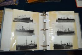 Album of British and Foreign Freighters and Passenger Ships 1882 - 1970 Photographs and Postcards
