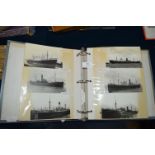 Album of British and Foreign Freighters and Passenger Ships 1882 - 1970 Photographs and Postcards