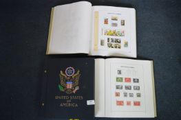 Three USA Stamp Albums and Contents