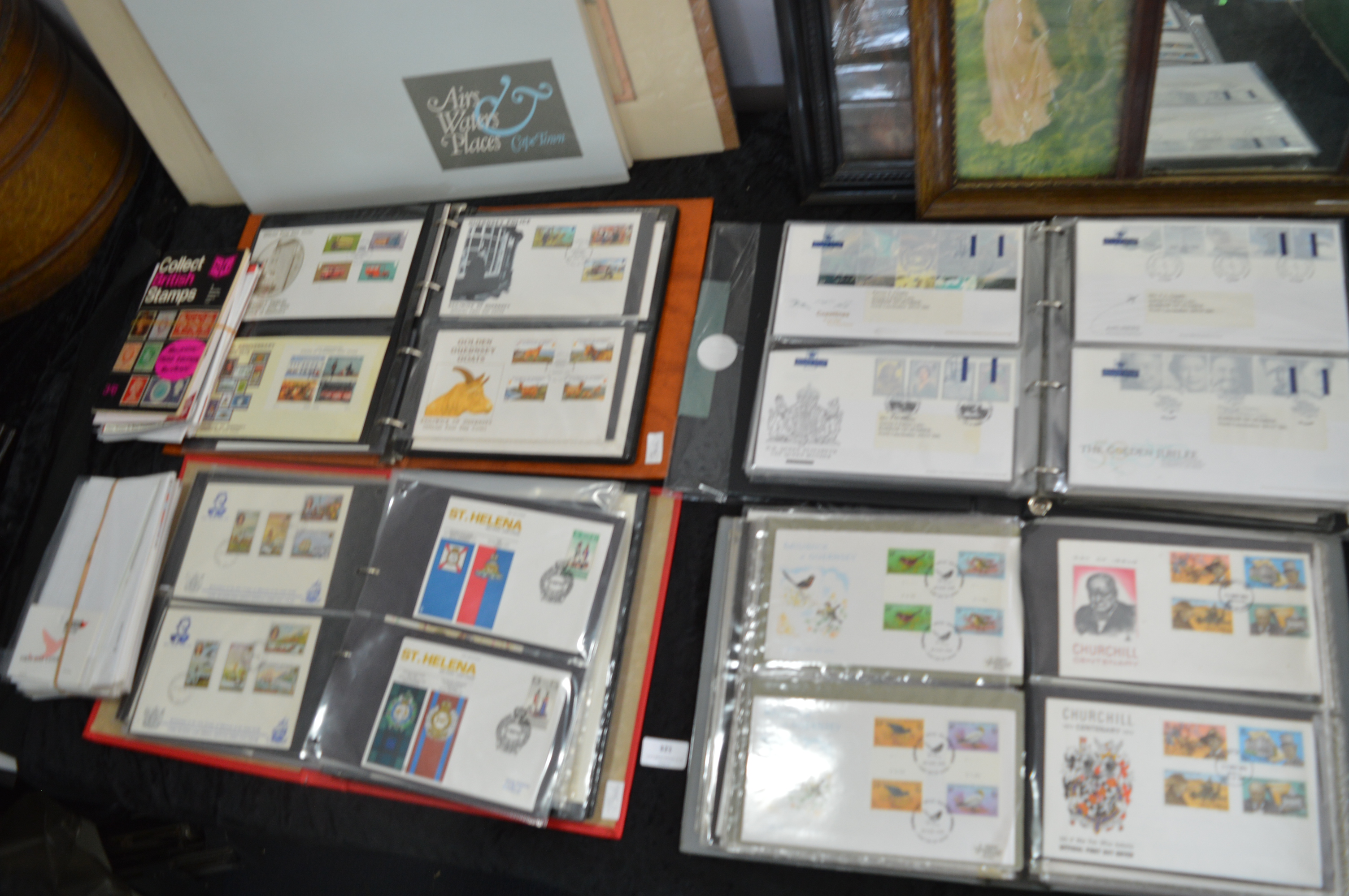 Four Albums of First Day Covers etc.
