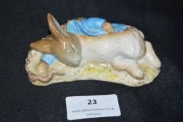Royal Albert Beatrix Potter Figure - Peter in the Gooseberry Net