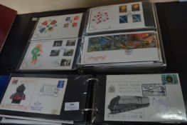 Two Albums of First Day Covers Including Railway etc.