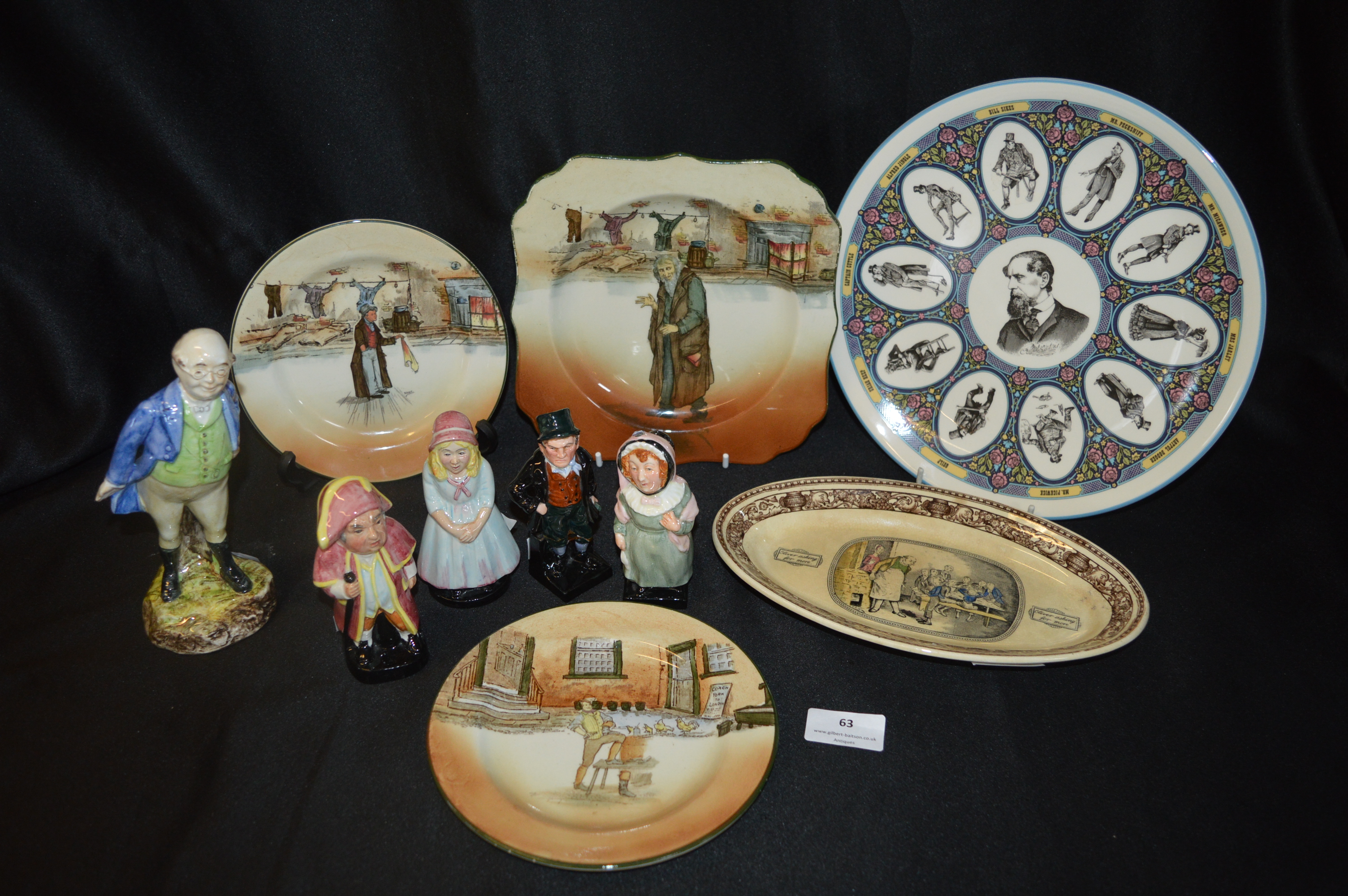 Doulton & Adams Dickens Plates and Figures