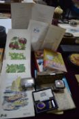 Collectible Including a P&O Cruise Liner Menu Card, Maps, Dominoes, etc.