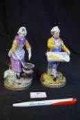 Two Porcelain Figures of Street Vendors