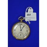 9k Gold Pocket Watch by T.W. Long & Co, Cardiff