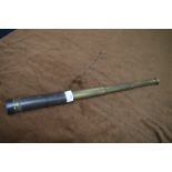 Leather Bound Brass Extending Telescope