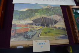 1967 Dunlop Calendar Mont Blanc Road Tunnel