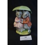 Beswick Beatrix Potter Figure - Goody and Timmy Tiptoes