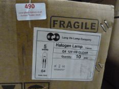 *Box of G4 12V Halogen Lamps