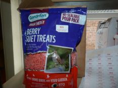 *4x 1kg Bags of Gardman Berry Suet Treats
