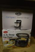 *Quest 2.5L Deep Fat Fryer and Compact Stand Mixer