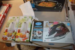 *Quest Cordless Steam Iron and Two Nutri-Q Turbo C