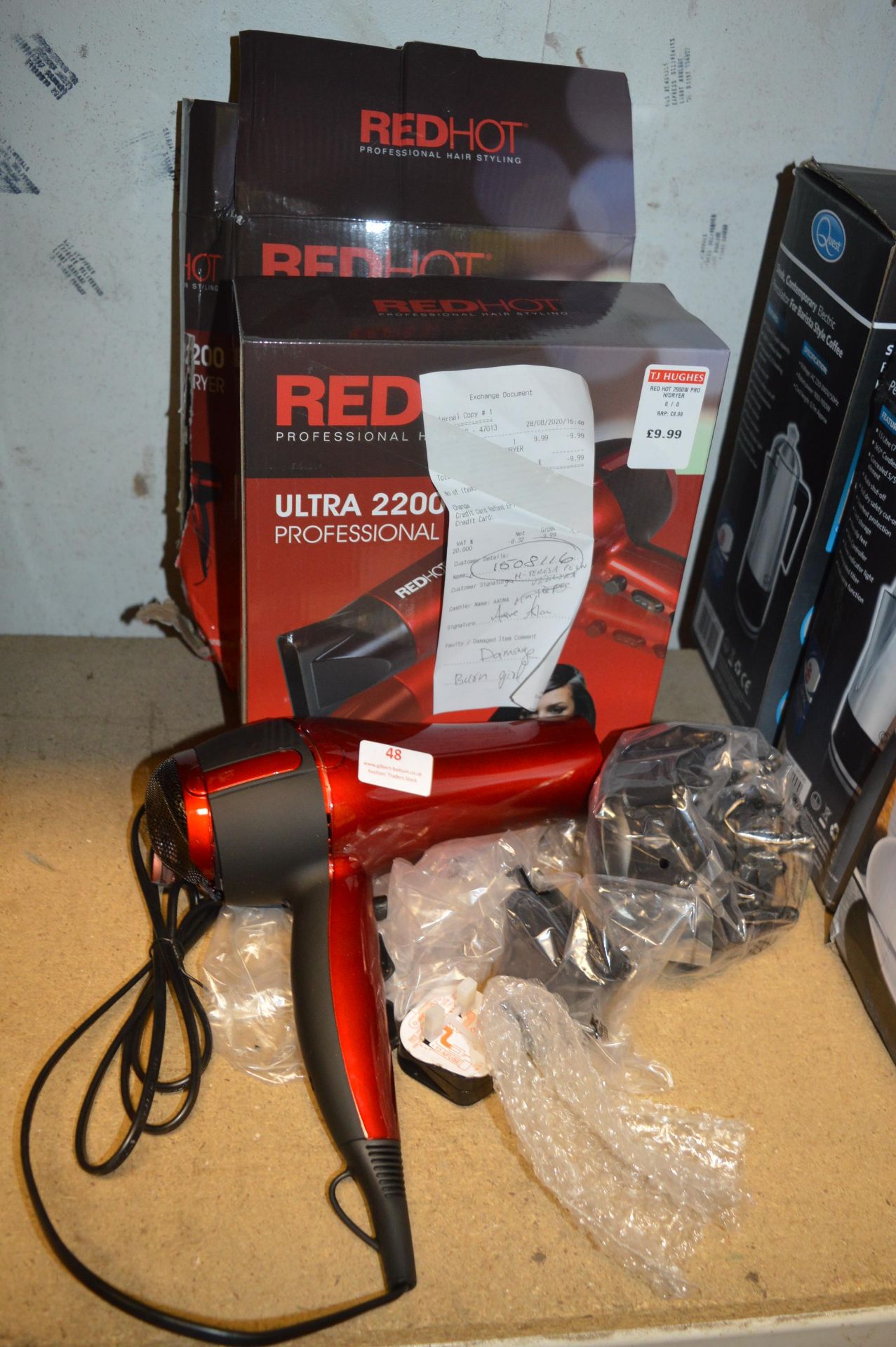*Two Red Hot Hair Dryers