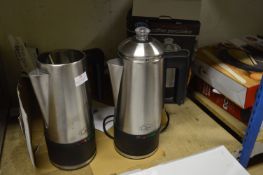 *Two Quest 1.5L Electric Coffee Percolators (one m