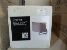 *Helena Wall Light 18x18x16cm