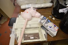 *Folding Step Stool, Unicorn Hobby Horse, and a Fo