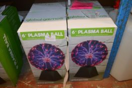 *Four Global Gizmos 6" Plasma Balls