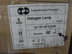 *Box of G4 12V Halogen Lamps