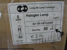 *Box of G4 12V Halogen Lamps