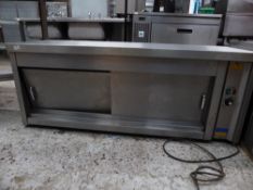 * Hot cupboard 1500w x 500d x 600h