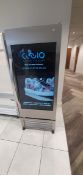 * Brand new - cancelled order - digital video advertising LG fridge - model no - 49WEC. RRP £4800.