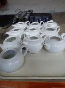 * 10 x tea pots (no lids)