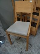 * 11 x light gray chairs - wooden frame